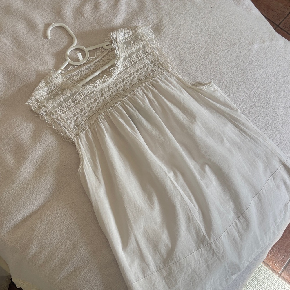 Emmelee for F.C. White Lace Detail Top